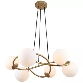 Подвесная люстра молекулы IP21 Lussole Greensboro LSP-8823