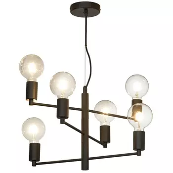 Подвесная люстра IP21 Lussole Huron LSP-8156-CL