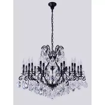 Подвесная люстра Crystal Lux MAGNIFICO SP19 BLACK/TRANSPARENT подсвечник