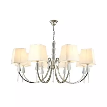 Подвесная люстра SP-PL8 NICKEL Crystal Lux Marsela
