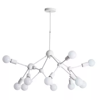 Подвесная люстра молекулы Arte Lamp Matrix A3064SP-12WH
