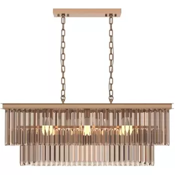 Подвесная люстра хрусталь Maytoni Revero MOD085PL-08G с подвесками