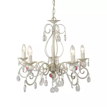 Подвесная люстра Abrasax MDK9431/5AWhite в виде свечи