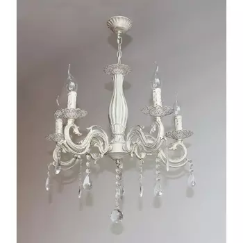 Подвесная люстра Мелодия Света PL1N PL5117-5 WT+GD 000016186