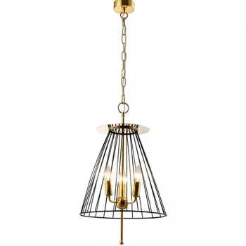 Подвесная люстра SP3 BLACK/GOLD Crystal Lux MODESTO