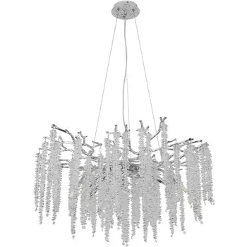 Подвесная люстра хрусталь MW-Light Лайма 467013510 форма ветки