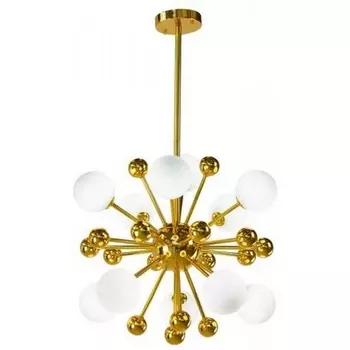 Подвесная люстра молекулы на штанге AM Group AM9116 AM9116-600 GOLD
