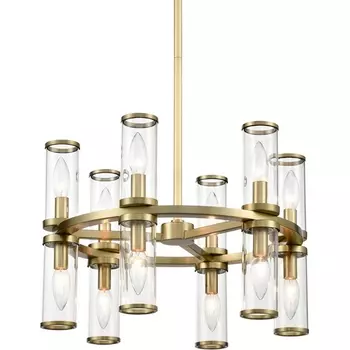 Подвесная люстра на штанге Delight Collection MD2061 MD2061-12B br.brass DeLight Collection