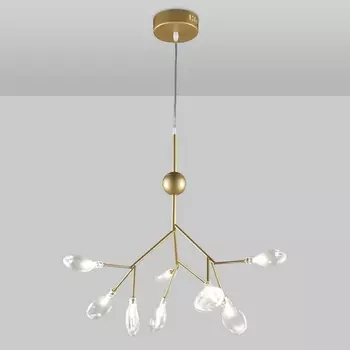 Подвесная люстра Natali Kovaltseva Grace ll GRACE 75554/9С GOLD SATIN