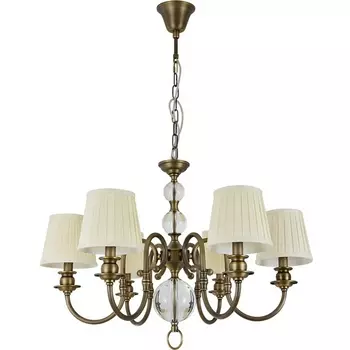 Подвесная люстра Newport 3100 3106/C black brass без абажуров