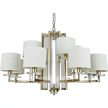 Подвесная люстра Newport 35400 35408+4/C gold без абажуров