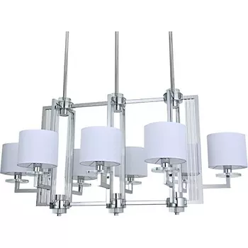 Подвесная люстра Newport 35400 35408/S chrome без абажуров