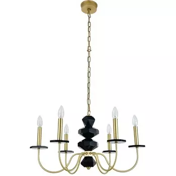 Подвесная люстра Newport 3870 3876/С brass в виде свечи