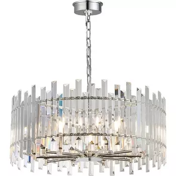 Подвесная люстра хрусталь Newport 8500 8510/C nickel