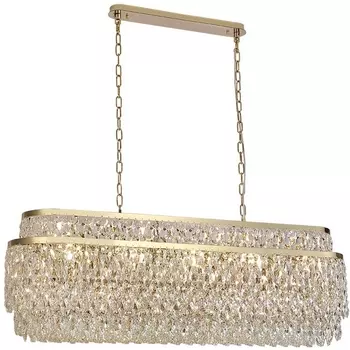 Подвесная люстра Newport 8530 8530/120 C oval gold polished