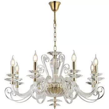 Подвесная люстра Newport 8570 8578/C gold polished подсвечник