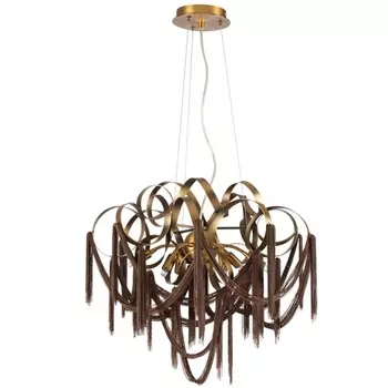 Подвесная люстра Odeon Light Chainy 5066/6 античн.бронза/коричневый/металл/металл G9 6*40W