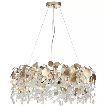 Подвесная люстра Odeon Light Coins 5104/10 золотистый/прозрачный металл/стекло E14 10*40W 220В