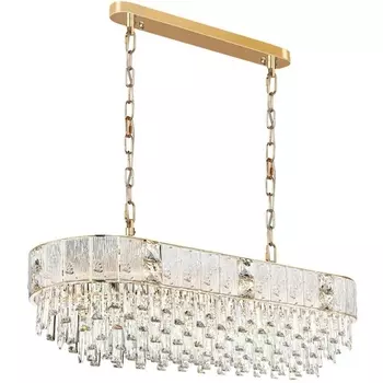 Подвесная люстра Odeon Light Fiesta 5070/14 золото/прозрачный/матовый/металл/хрусталь/стекло E14 14*40W