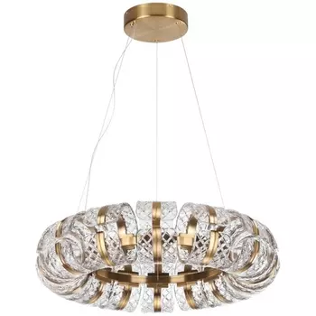 Подвесная люстра Odeon Light Mirage 5030/92L античн.бронза/металл/акрил LED 92W 4000K 4873лм