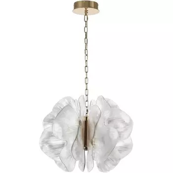 Подвесная люстра Odeon Light Siama 5089/80L под латунь/прозрачный/акрил LED 80W 3500K