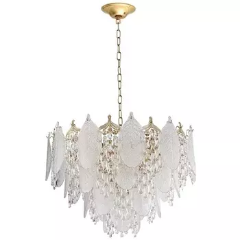 Подвесная люстра Odeon Light Tears 5049/19 золото/прозрачный/металл/хрусталь/стекло E14 19*40W