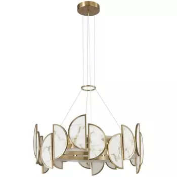 Подвесная люстра Odeon Light Toscana 5447/40L бронзовый/металл/акрил/искусственный алебастр LED 40W 3000K 220V