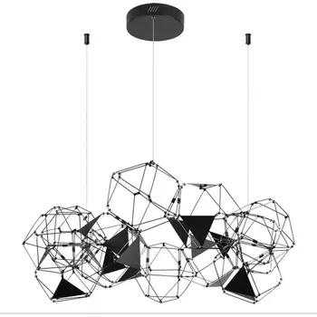 Подвесная люстра Odeon Light Trellis 5087/56L черный хром/металл LED 56W 4000K 3360Лм