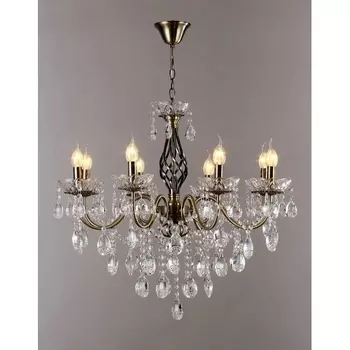 Подвесная люстра P6797-8 AB Мелодия Света PL1N 000024277