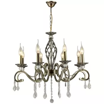 Подвесная люстра P9680-8 AB Мелодия Света PL1N 000024291