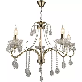 Подвесная люстра P9861-5 AB Мелодия Света PL1N 000054507