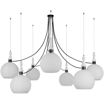 Подвесная люстра паук33 Идеи PND182.07.17CH.003BL-S37WH