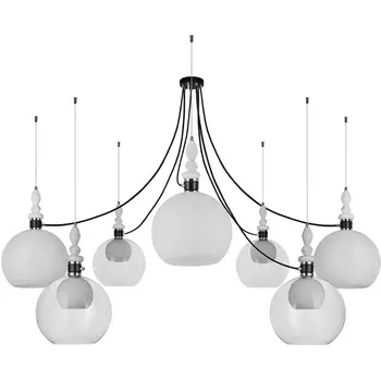 Подвесная люстра паук 33 Идеи PND182.07.17CH.003BL-M62TW