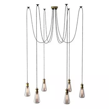 Подвесная люстра паук Фьюжн 392017206 (DeMarkt)