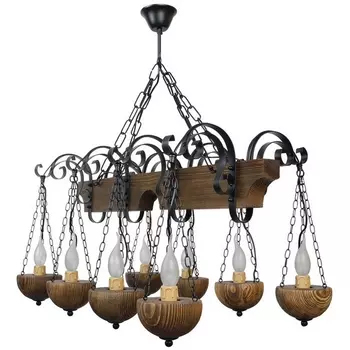 Подвесная люстра -8 Тарьсма Пирамида Пирамида-8 подсвечник