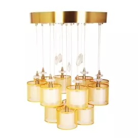 Подвесная люстра PL.5301-(8+4)+5BRshade (Abrasax)