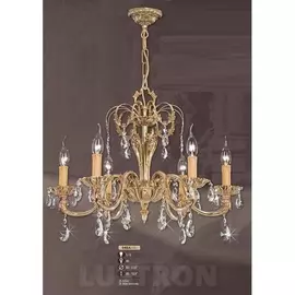 Подвесная люстра премиум 048A/6 AB ASFOUR (Riperlamp)