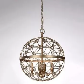 Подвесная люстра хрусталь L'Arte Luce Ragusa L51104.68 подсвечник