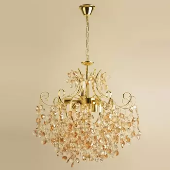 Подвесная люстра хрусталь Reluce 02382-0.4-6+3 FFG