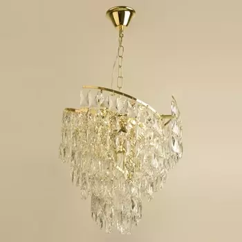 Подвесная люстра хрусталь Reluce 02392-0.4-05 G