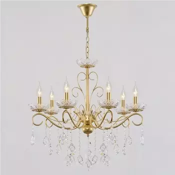 Подвесная люстра Reluce 04201-0.4-07 GOLD подсвечник с подвесками