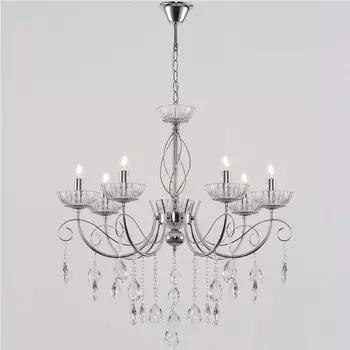 Подвесная люстра Reluce 04202-0.4-07 CR подсвечник с подвесками