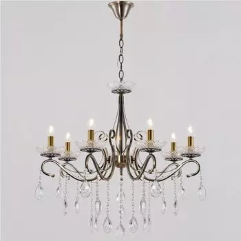 Подвесная люстра Reluce 04205-0.4-07 AB подсвечник с подвесками