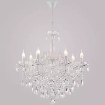 Подвесная люстра Reluce 04211-0.4-07 WH подсвечник с подвесками