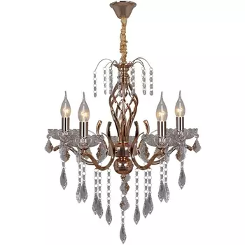 Подвесная люстра Reluce 06315-0.4-05 FGD+CL подсвечник с подвесками