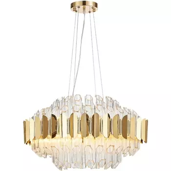 Подвесная люстра 81443/12C Natali Kovaltseva Rivera GOLD