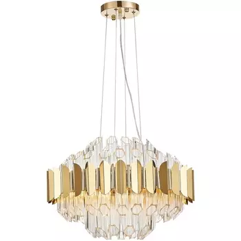 Подвесная люстра 81443/8C Natali Kovaltseva Rivera GOLD