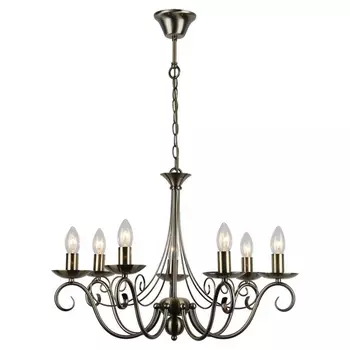 Подвесная люстра IP21 Lussole LGO Roosevelt GRLSP-9942 в виде свечи