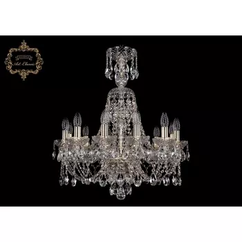 Подвесная люстра с хрустальными подвесками Art Classic 11.21 11.21.12.200.XL-68.Gd.Sp подсвечник с подвесками