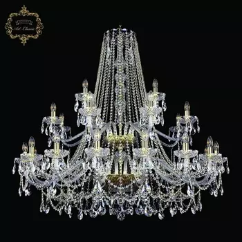 Подвесная люстра с хрустальными подвесками Art Classic 11.25 11.25.16+8+4.460.2d.Br.Sp подсвечник с подвесками